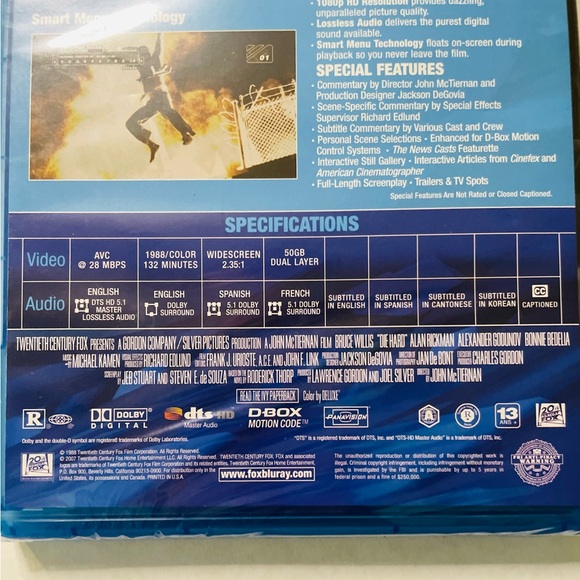 Die Hard Bruce Willis Blu-ray Promo 2007 NIP - Picture 3 of 5